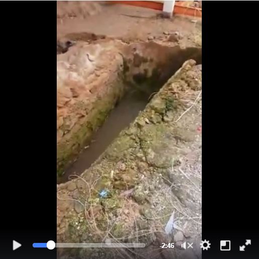 La lluvia afecta gravemente a un importante monumento funerario de Cádiz